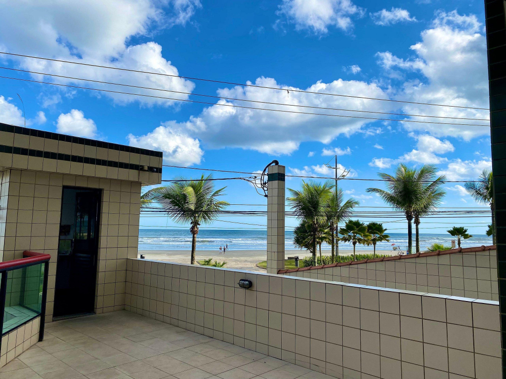 M012 Apto C/ 2 Sacadas | Frente Ao Mar Na V. Mirim