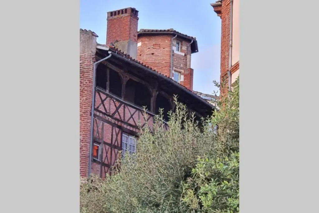 Appartement exceptionnel 4 étoiles hyper centre Albi 65 m2 au 4ème étage sans ascenseur avec une tour du 12ème siècle