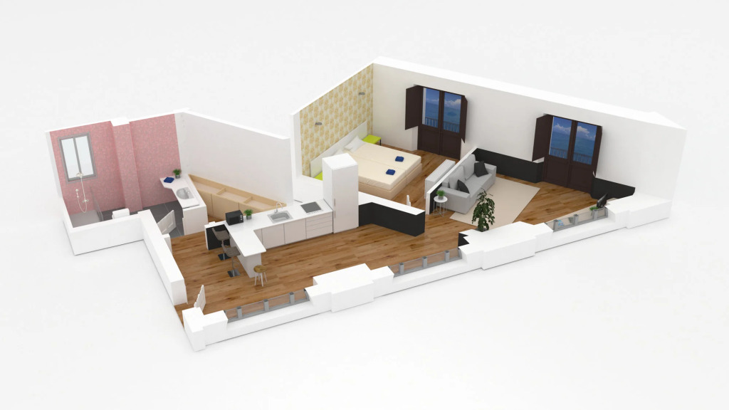 Port in Barcelona with 1 bedrooms and 1 bathrooms