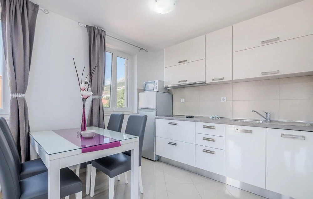 Awesome Apartment in Baska With Outdoor Swimming Pool, Wifi and 1 Bedrooms