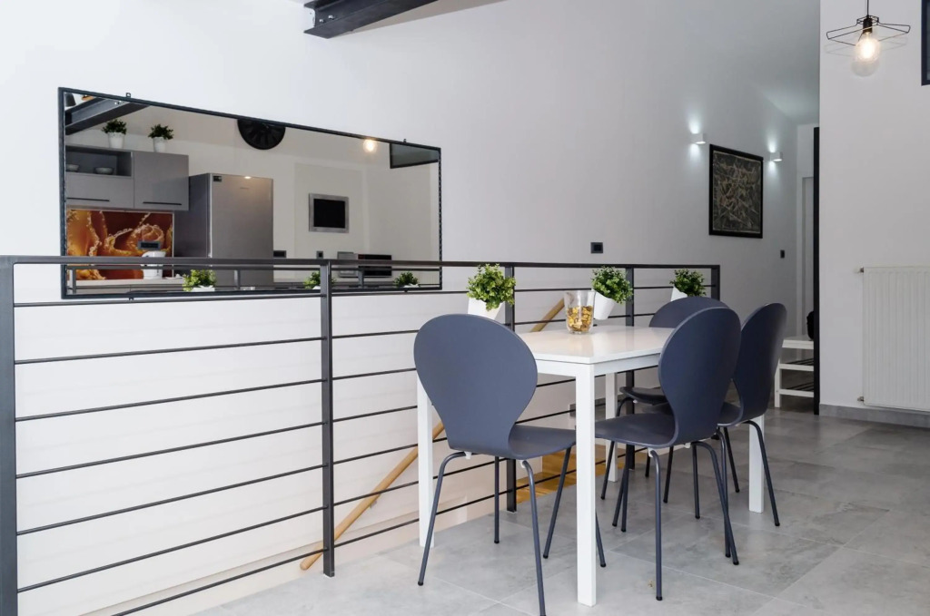 Grey apartment Zagreb