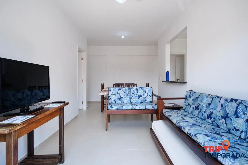 Apartamento com ar condicionado à 100 metros da praia - Edifício Ibiza