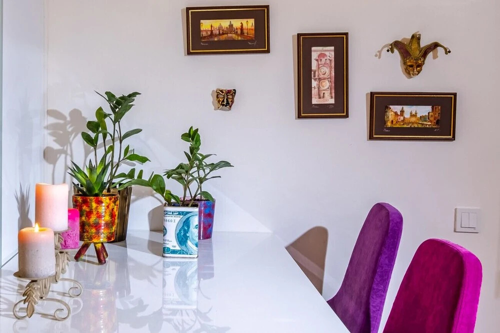 Flat With Rainbow Themed Interior in Goztepe