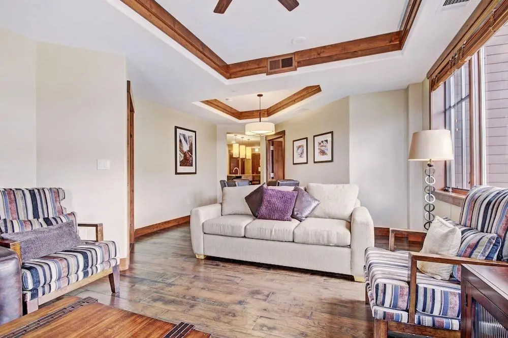 Luxury  At Base Of Peak 8, Steps From Winter Activities 2 Bedroom Condo by RedAwning