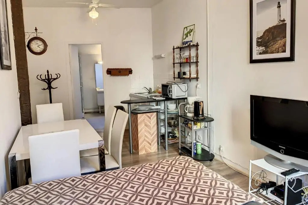 Studio tout confort dans le centre-ville de Dieppe