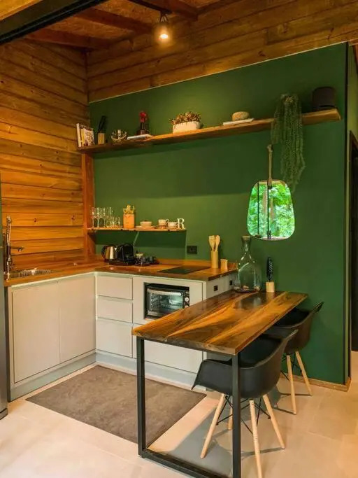 Cabana equipada em meio à natureza em Pomerode