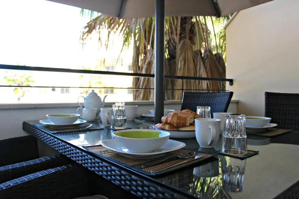 Health approved apartment with AC, terraces and pool