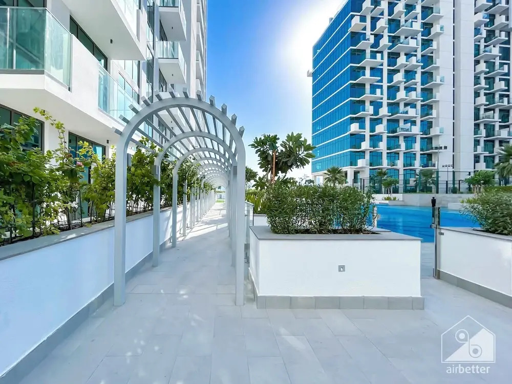 Cozy 1BR With Balcony & Views in Azizi Fawad