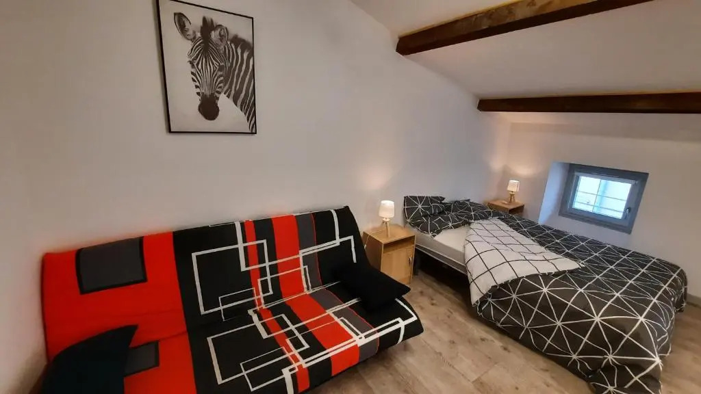 Suite 3 Pieces Chambre+Cuisine+Sdb Centre Ville