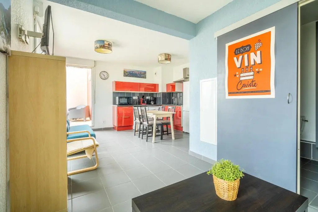 "Chez Marius" Appartement avec terrasse pour 4 personnes à Marseille