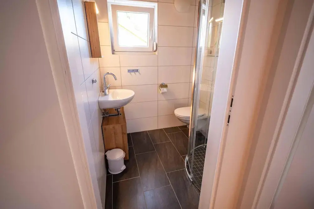 Villa with terrace, sauna near the border triangle