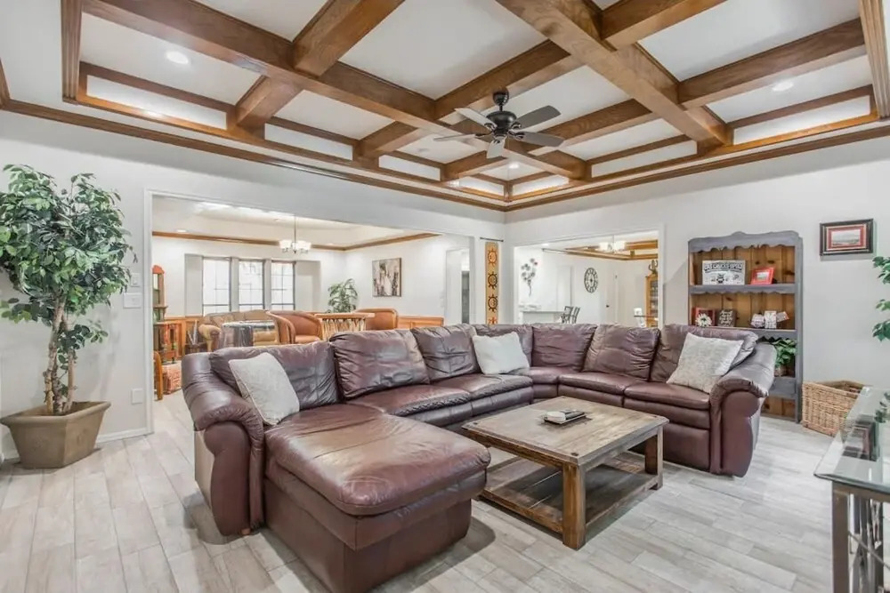 Spacious Retreat With Shaded Yard & Games 4 Bedroom Home by RedAwning