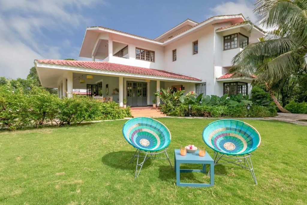 StayVista at Boho Banyan with Pvt Pool & Garden
