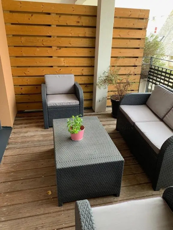 Appartement Centre Ville Avec Terrasse Et Parking Securise