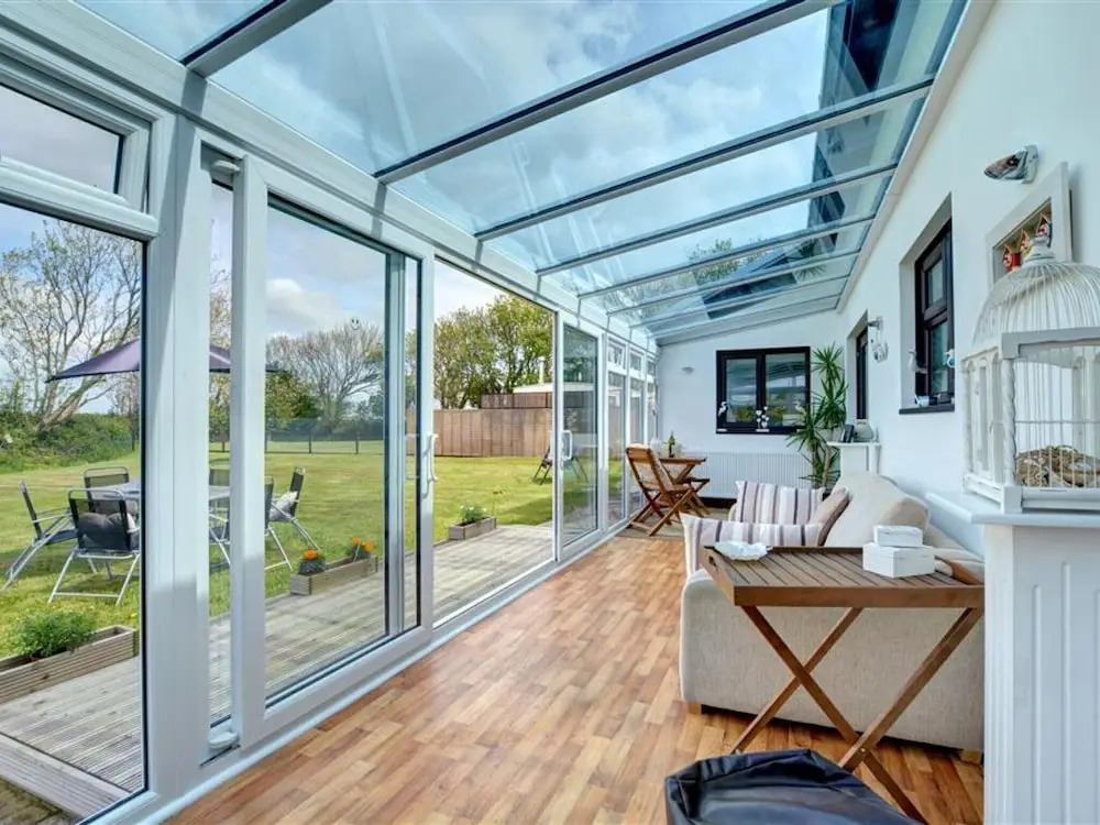 Tastefully Decorated Holiday Home With Bright Conservatory and View of the Country Estate