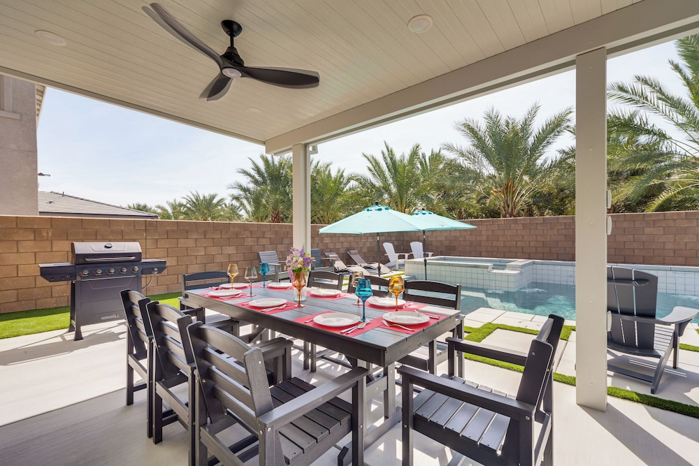4 Mi to Empire Polo Club: Getaway w/ Outdoor Oasis