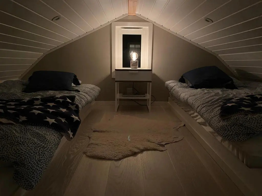 Nybyggt Attefallshus på Ängö i Kalmar