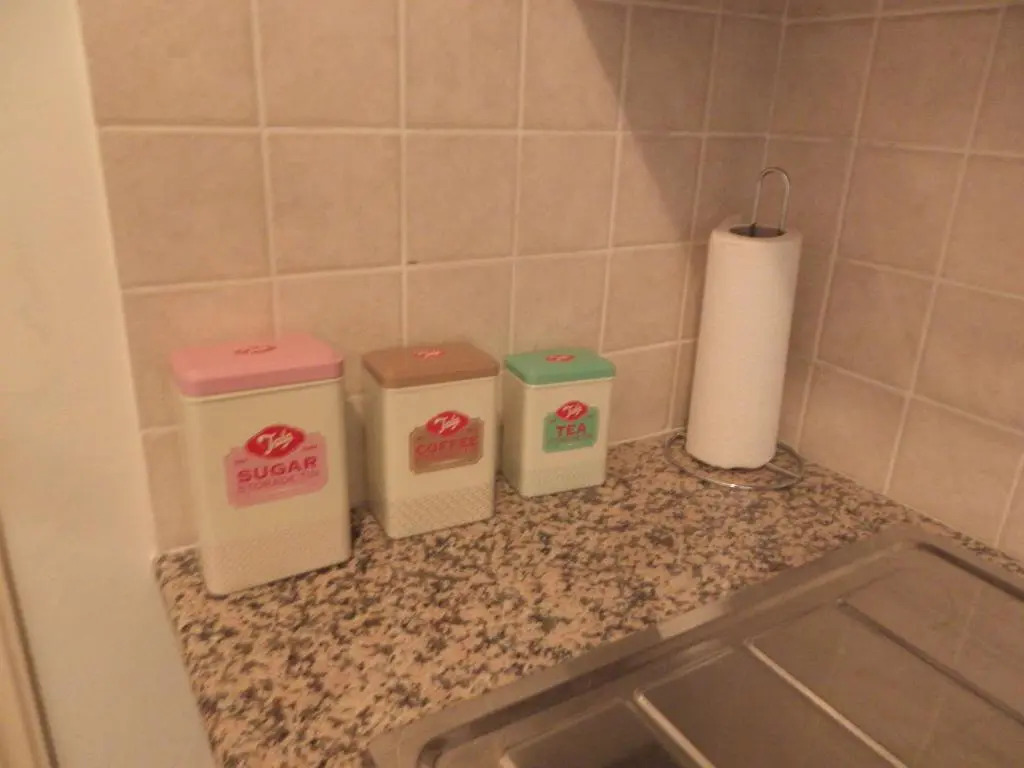 Studio, E104 with double bed, kitchen & shower room, sunny balcony