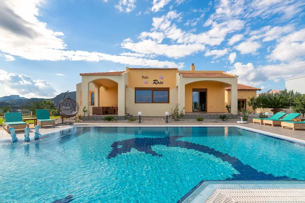 Villa Rose on the beach