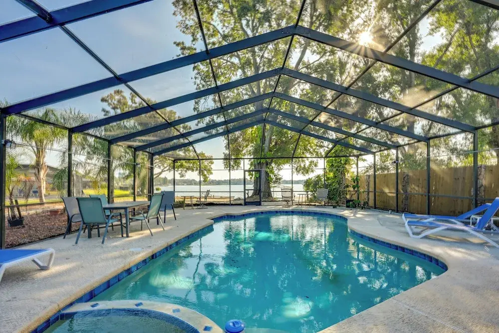 Dock & Beautiful Views! Spacious Bellows Lake Gem