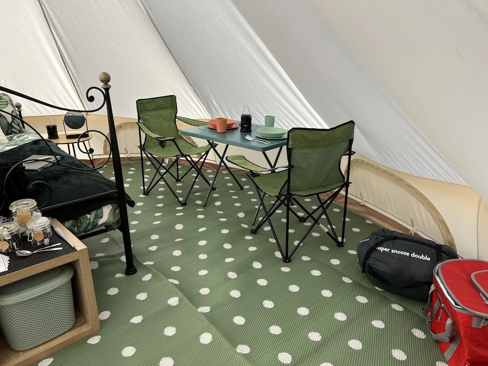 Crooked Oaks Bell Tent Glamping in North Devon