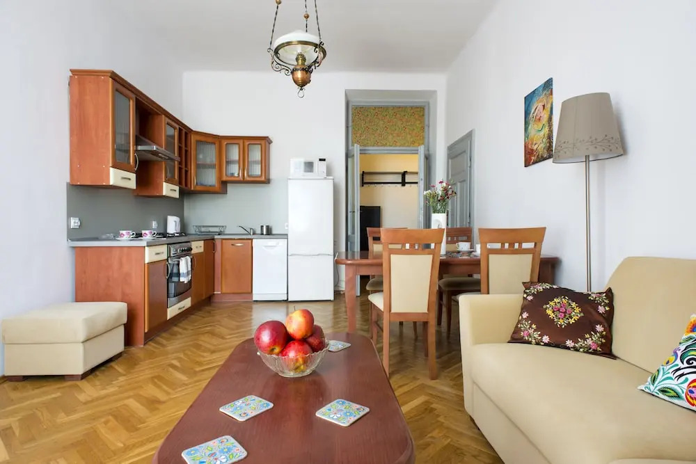 Folk Apartment Meiselsa str Church view