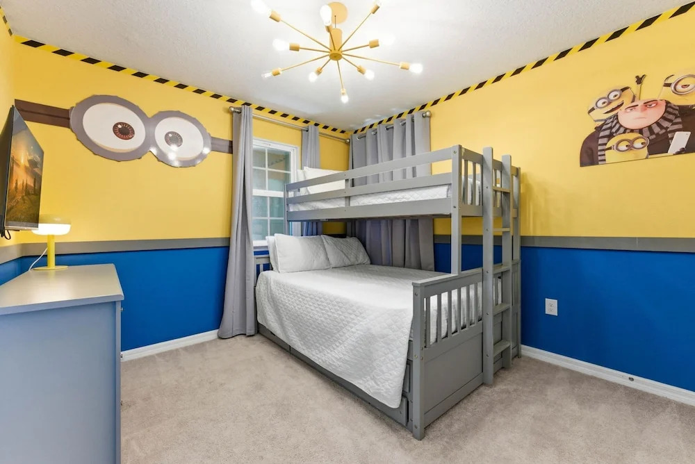 Chic Orlando Escape Game Room Theme Beds Pool