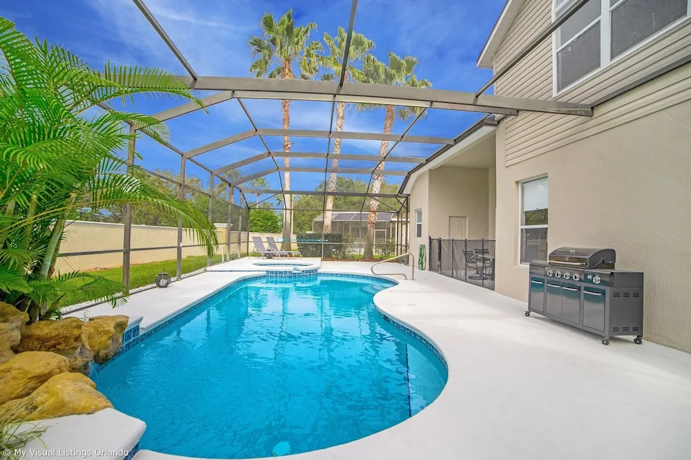 Dreamy Home, Just 3.5 Miles From Disney! CDC Cleaning, Huge Pool Area. #6wp068