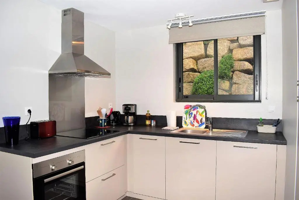 Maison neuve de plain-pied avec WIFI classée 3 étoiles à Trégastel Ref 466