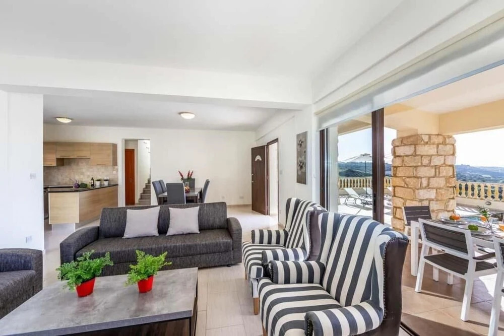Eastmed Villas Paphos Villa Aqua View Three Bedroom Villa With Private Swimming Pool