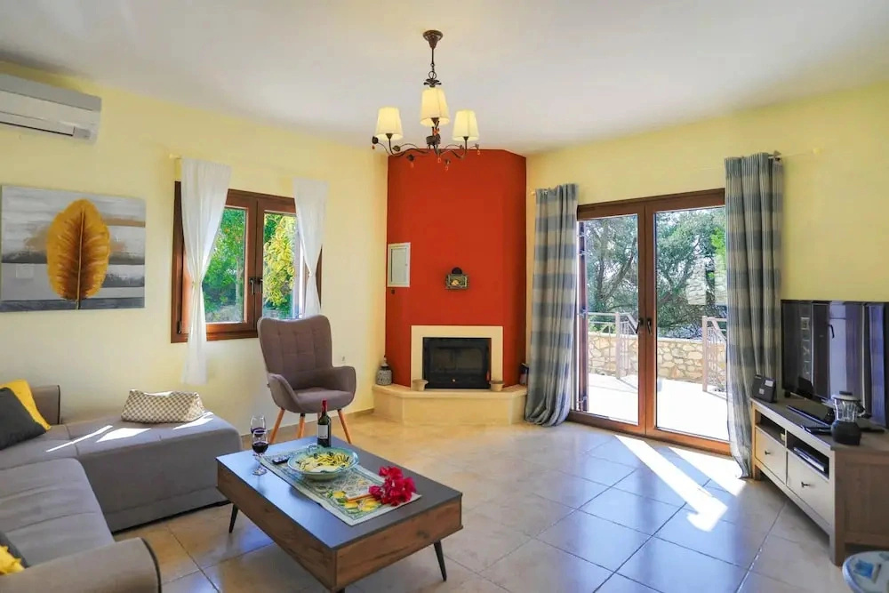 Villa Aloni in Paxi With 2 Bedrooms and 3 Bathrooms
