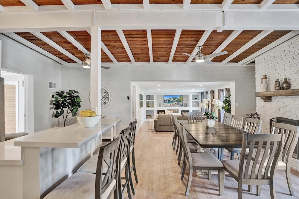 Renovated home wheated pool BBQ