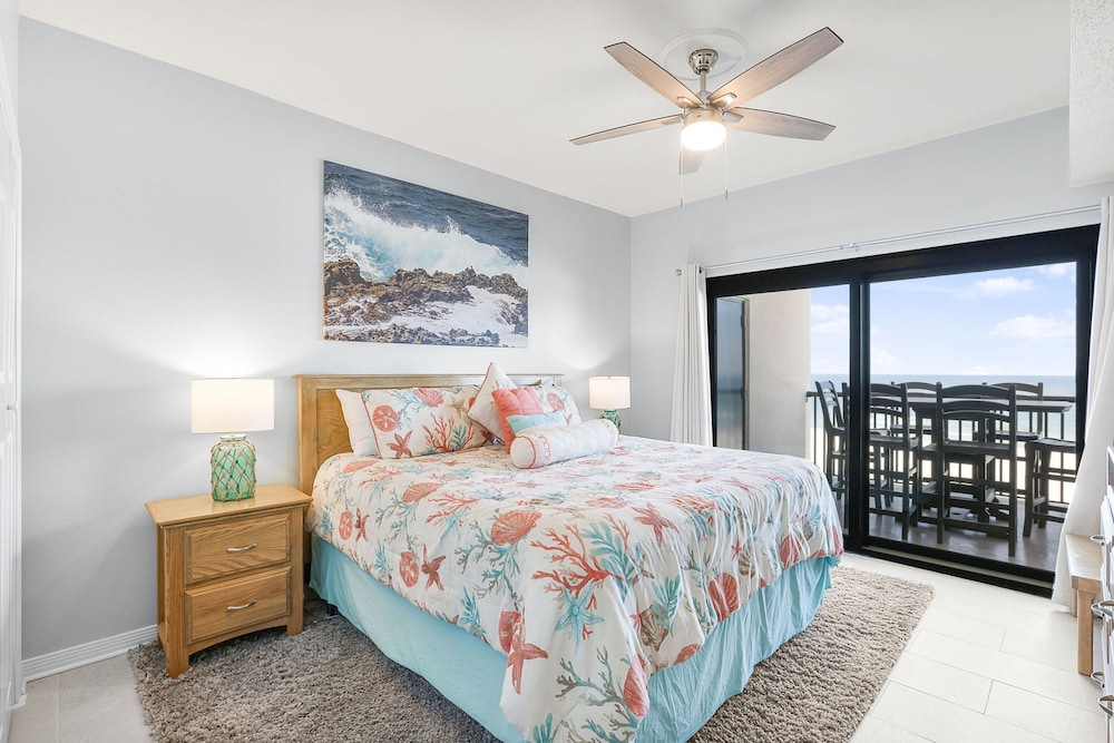 Palms 404- 4th Floor Corner-unit Beachfront 3 Bedrooms 3 Baths Sleeps 8