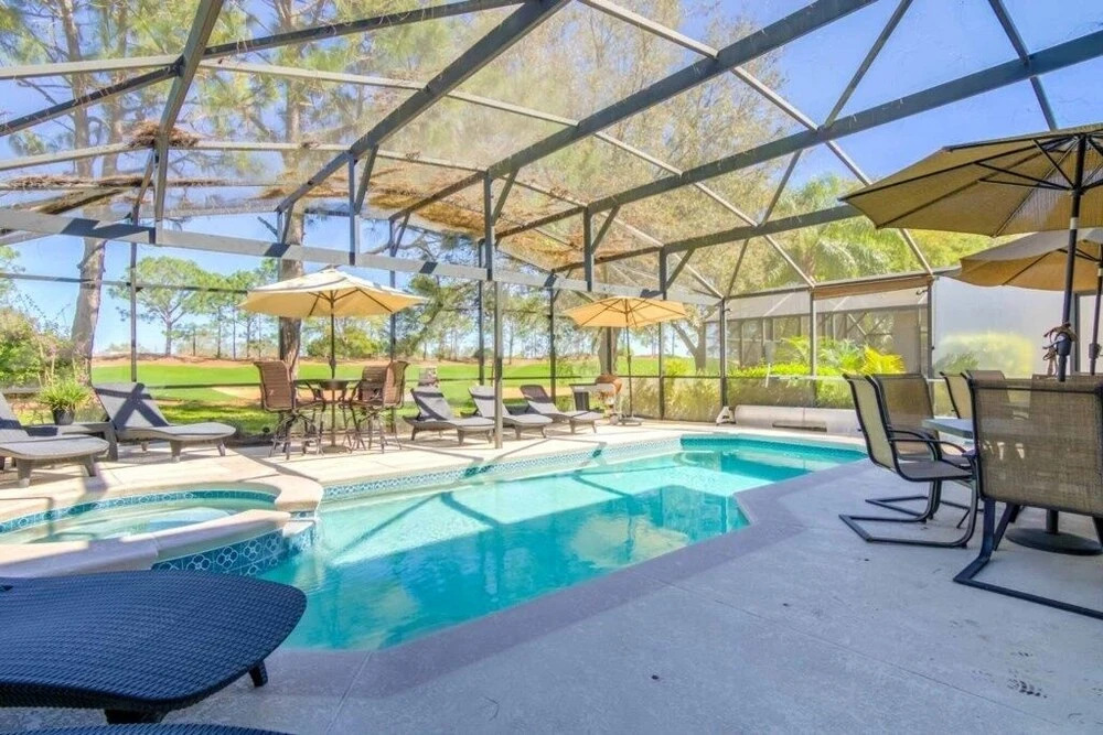 Fabulous Golf Course View Private Pool Game Room! 7 Bedroom Home by RedAwning