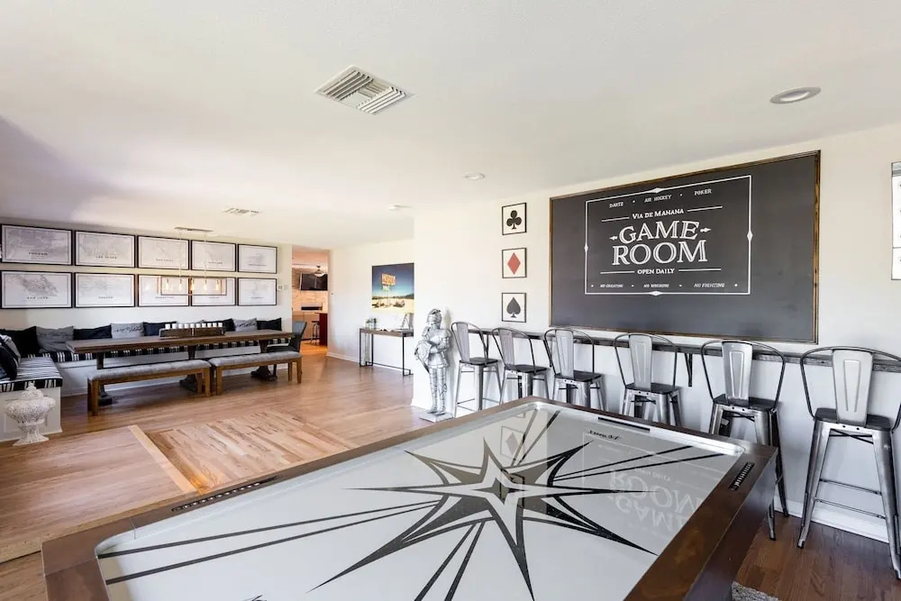 New Listing! Luxe Oasis: Pool, Spa & 2 Game Rooms Home