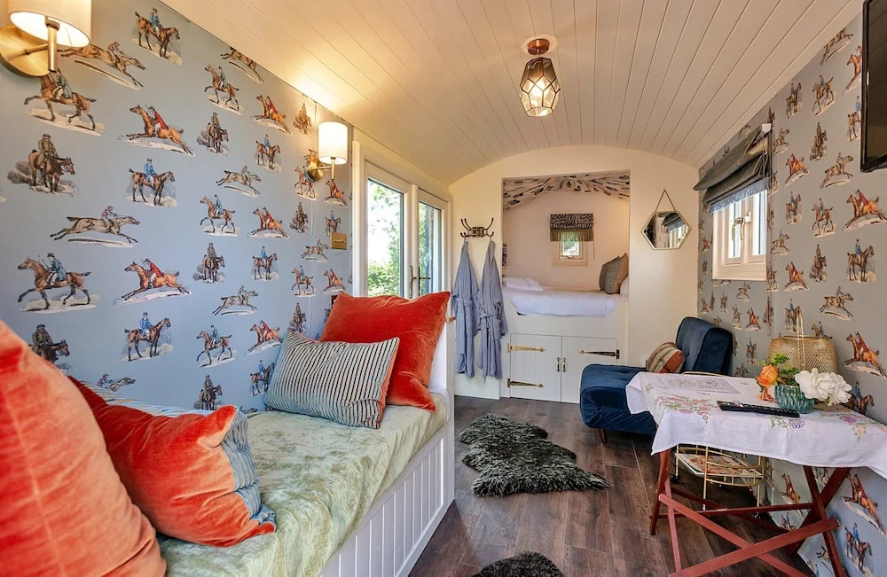 Train Carriage in Shrawardine With Starry Nights