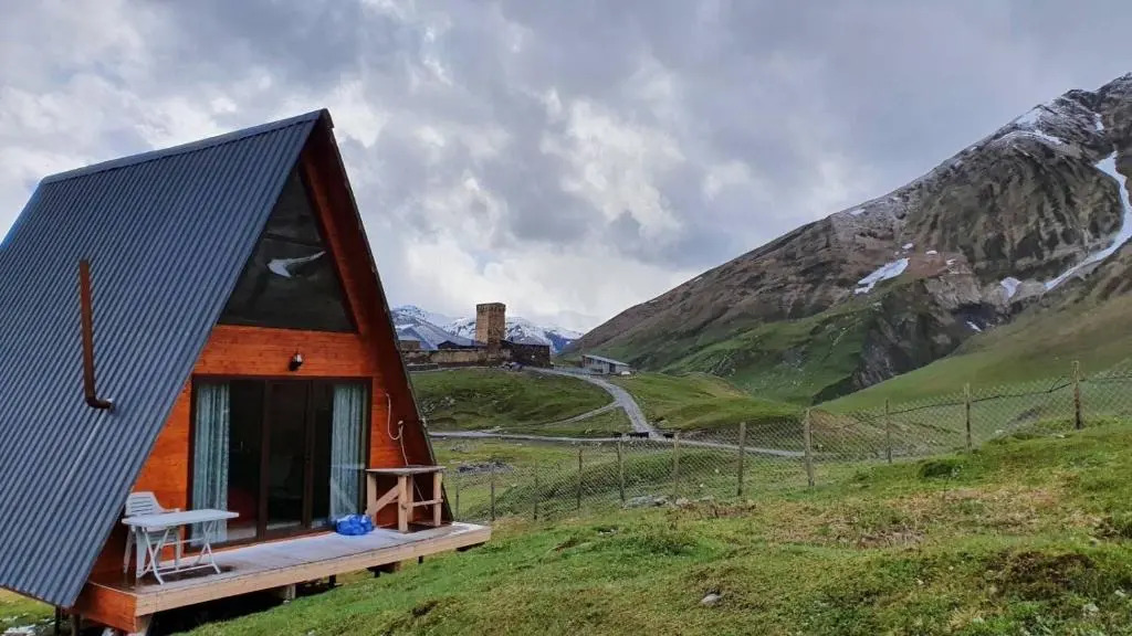Mountain View A Frame Cabin Ushguli