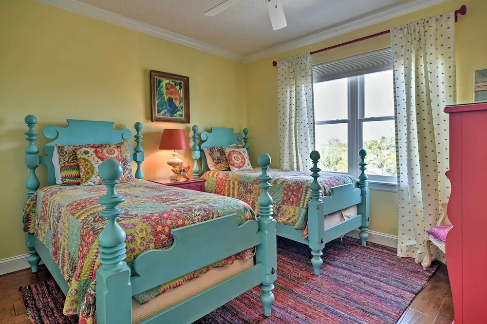 Walk to Shore: Holmes Beach Home w/ Pool & Hot Tub