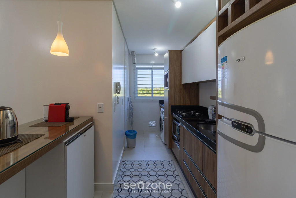 Apt Garden com churrasqueira 550m da praia CLG0001
