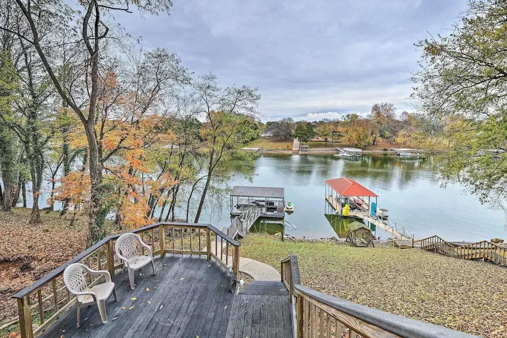 Hot Tub + Dock! Spacious Lakefront Retreat