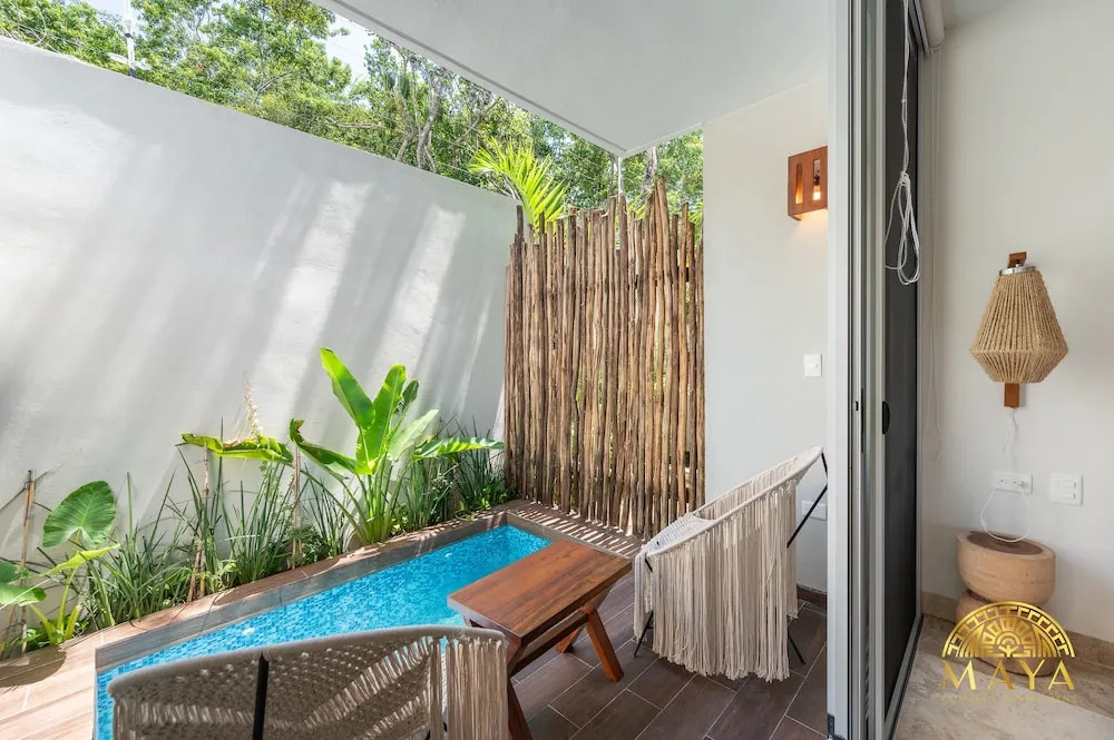 NHOA 102B Lux 1BR Condo Plunge Pool in Aldea Zama