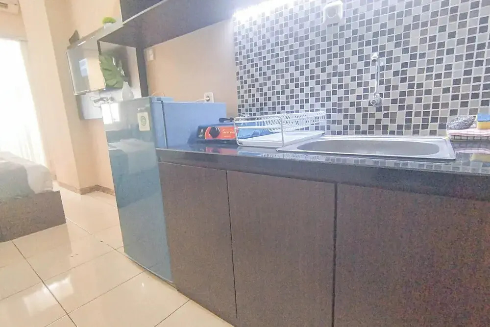 Studio Minimalist And Warm At Pavilion Permata Apartment