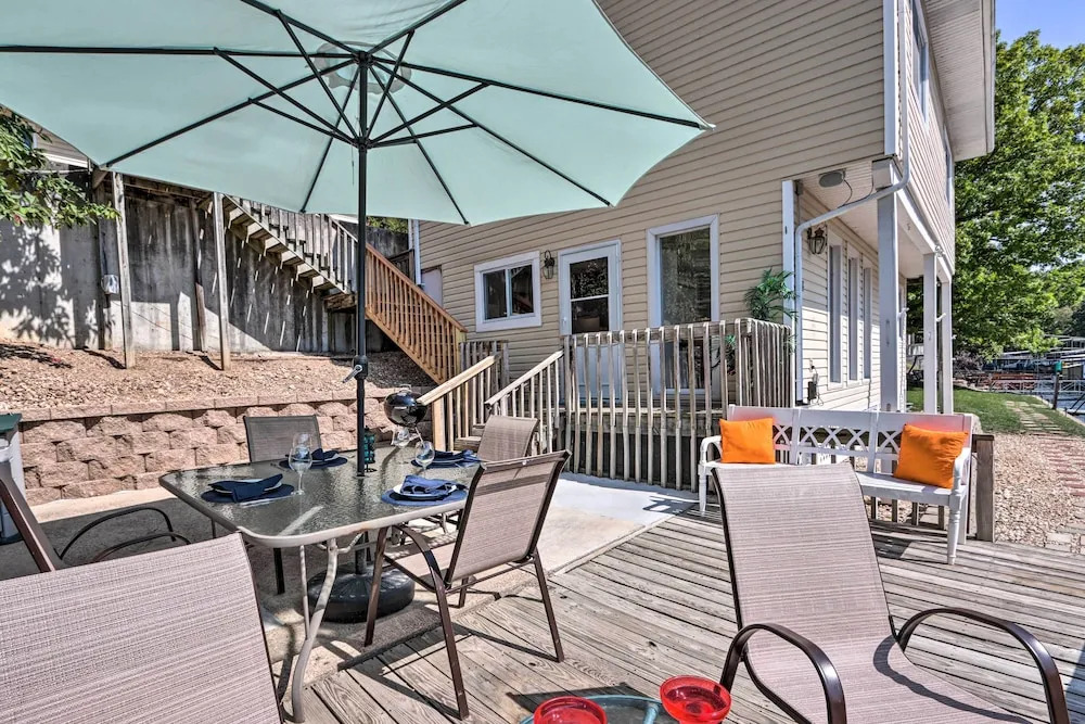 Dock, Boat Slip! Pet-friendly Lake Ozark Retreat