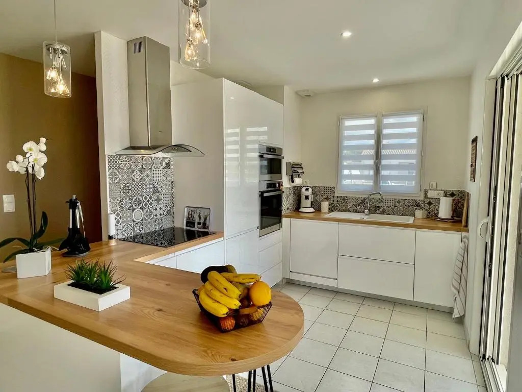 MAISON moderne 6 pers, jardin proche plage¢re