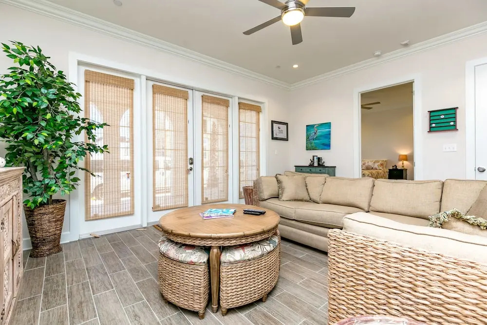 Tropical Comfort in Port Aransas by RedAwning