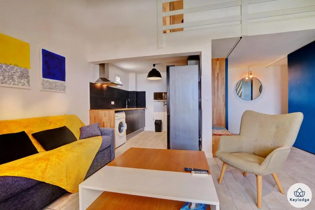 T1 duplex - Le Rivage - 3 étoiles - Centre-ville de Saint-Pierre