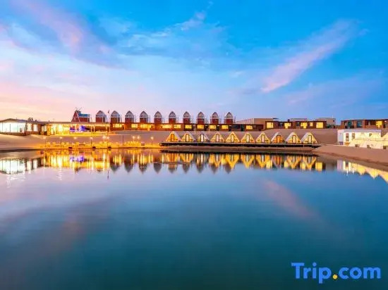 Stay overnight at the Desert Lakeside Camping Hotel