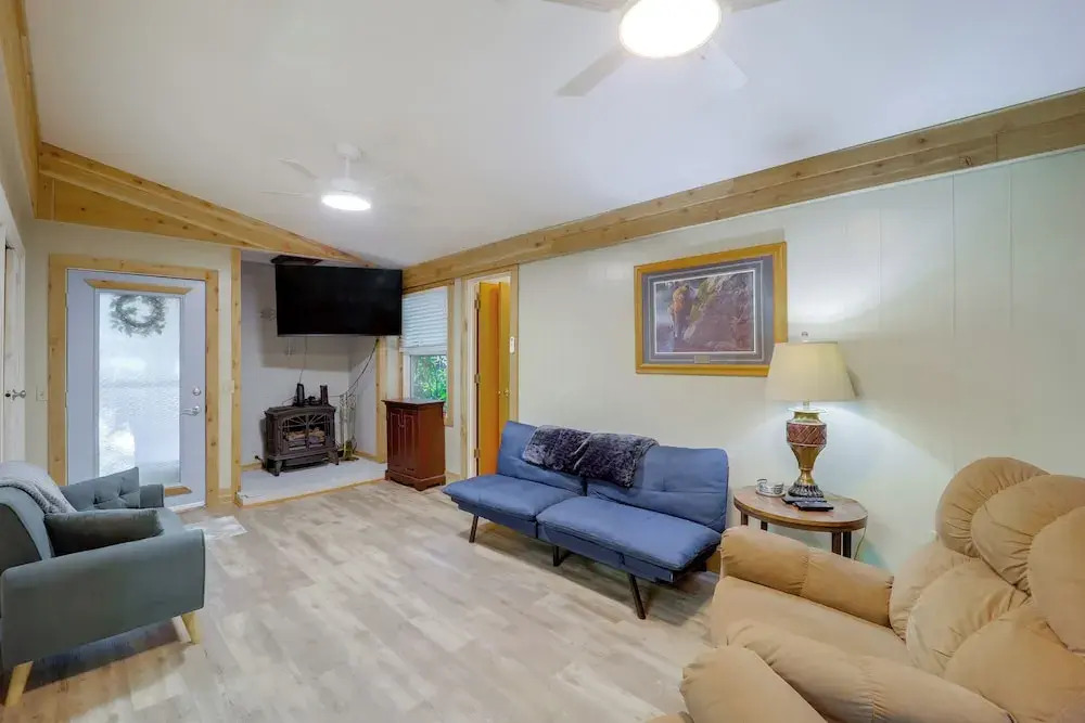 Community Perks! Mountain Home w/ Deck in Newland
