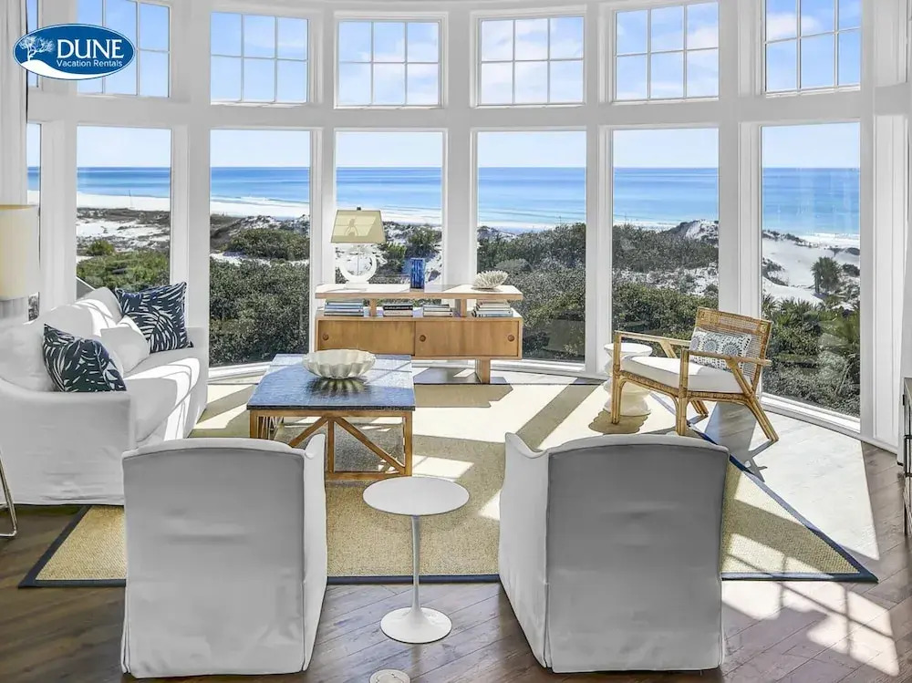 Gulf Front Penthouse Condo Complimentary Golf Cart 407 Compass Point 1, Watersound - 3 Br, Slps 8 3 Bedroom Condo by RedAwning