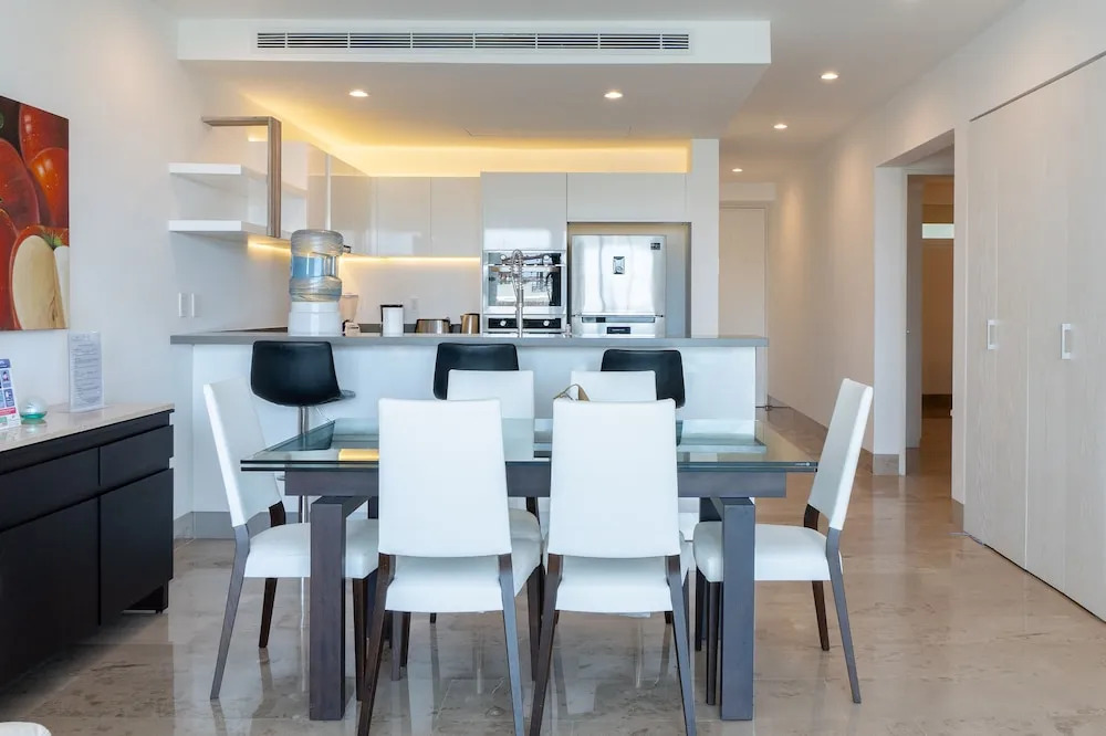 Contemporary Design Oceana 422 Playa del Carmen Condo by RedAwning